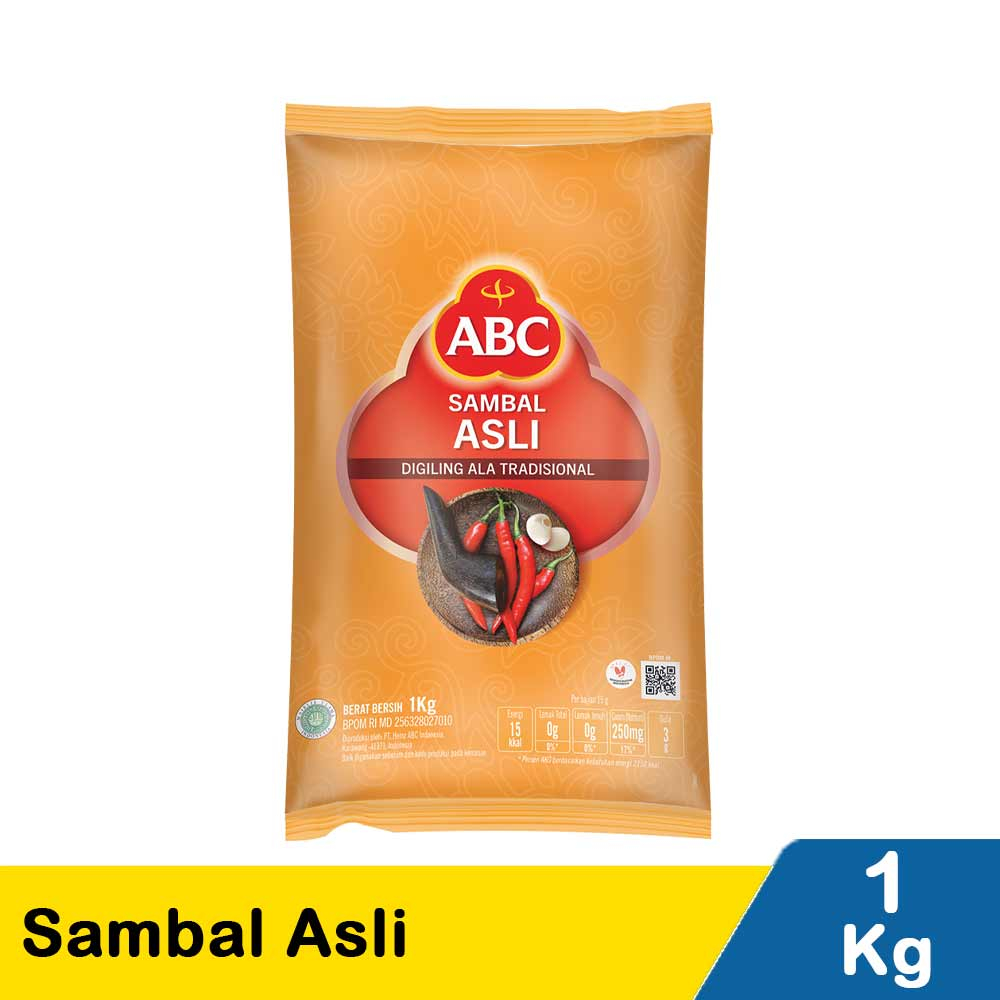 

ABC Sambal Asli Refill Kemasan 1kg