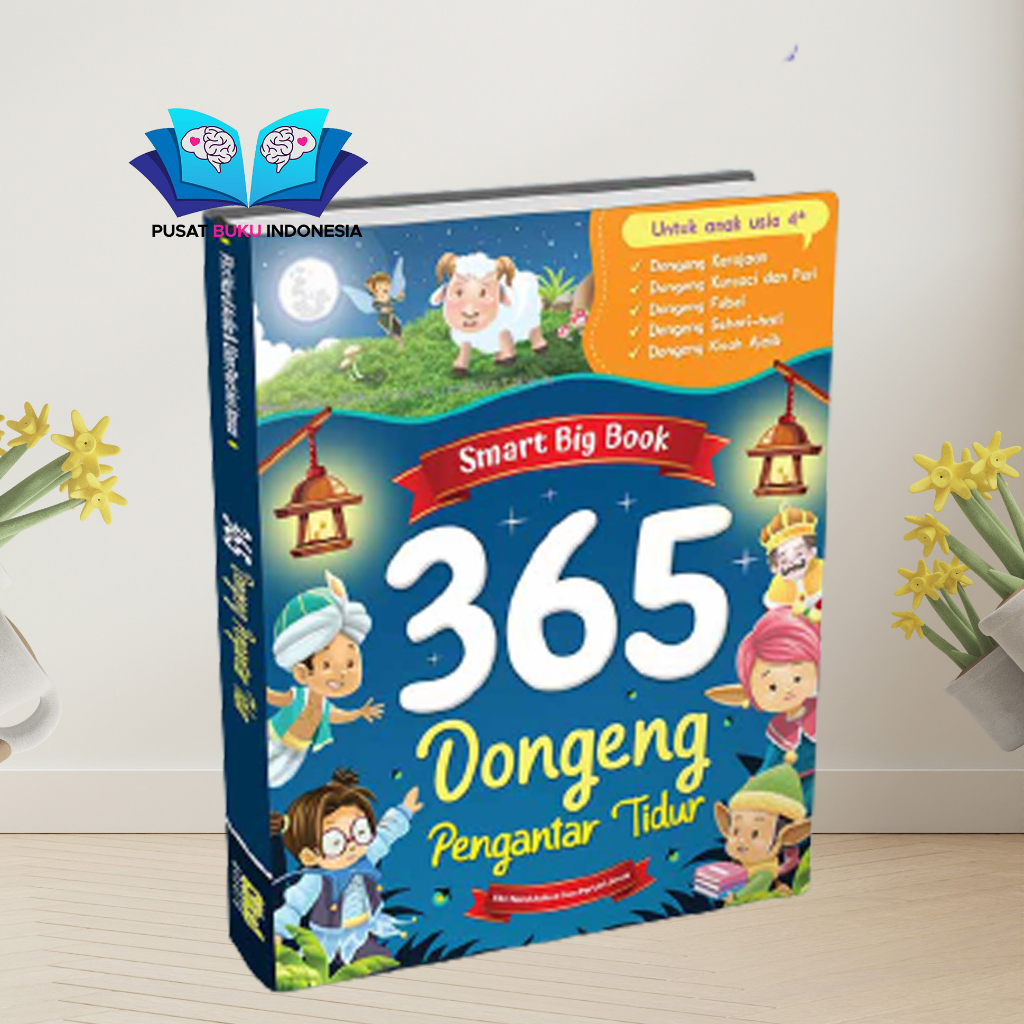 BUKU CERITA 365 DONGENG ANAK TK PAUD LENGKAP BERGAMBAR