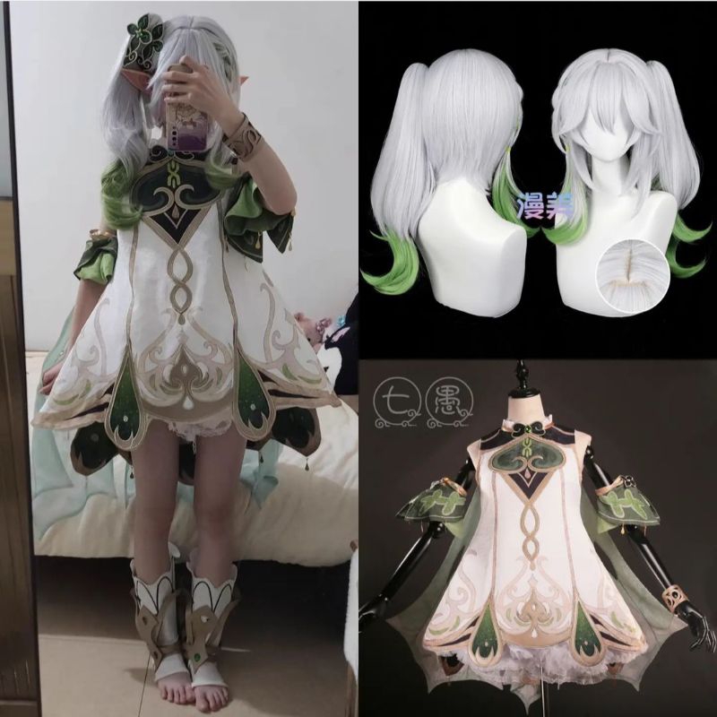 RENTAL SEWA KOSTUM COSPLAY NAHIDA GENSHIN IMPACT HQ TAOBAO IMPORT MURAH