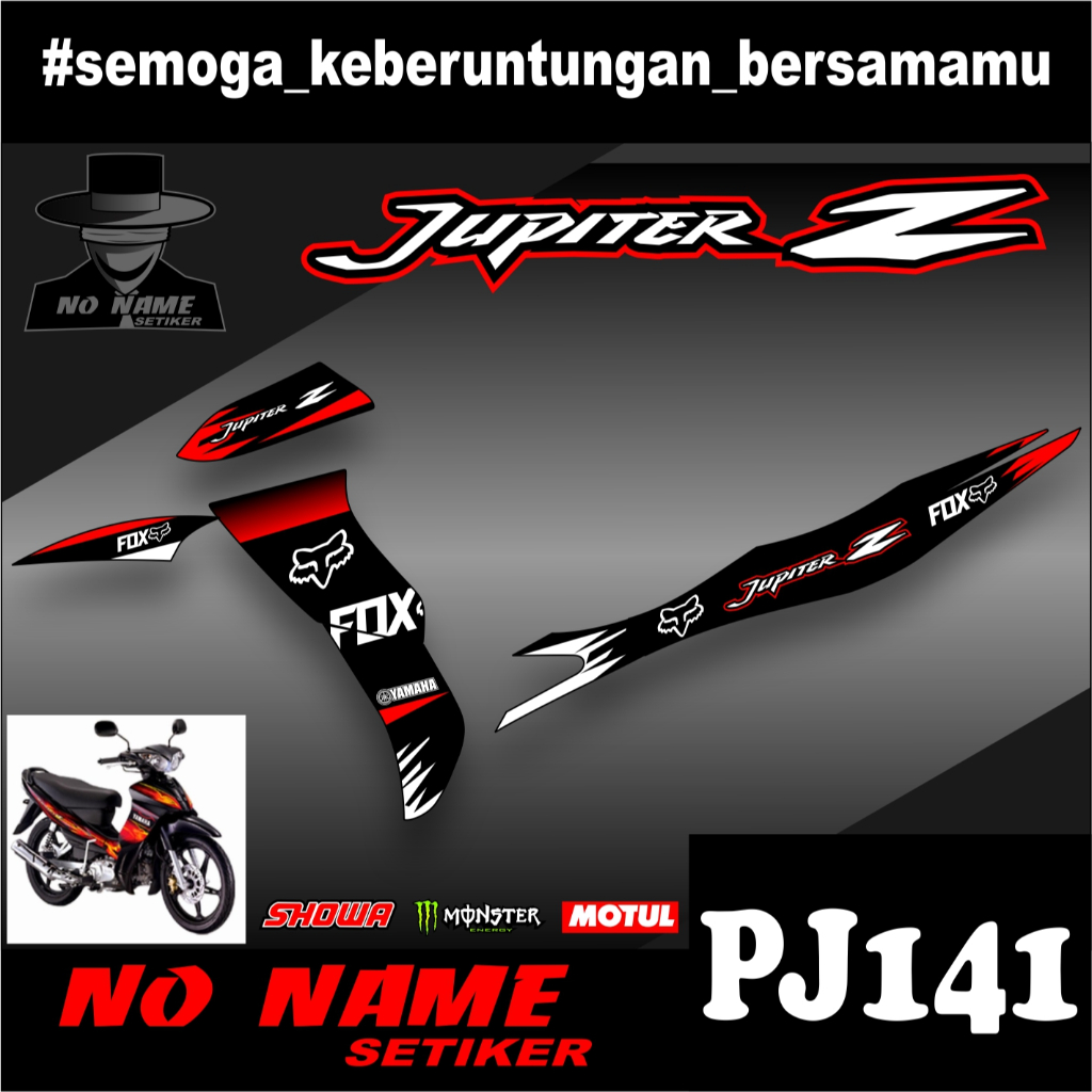 Striping Jupiter Z(PJ141) 2004 2005 2006 2007 2009 stiker sticker setiker