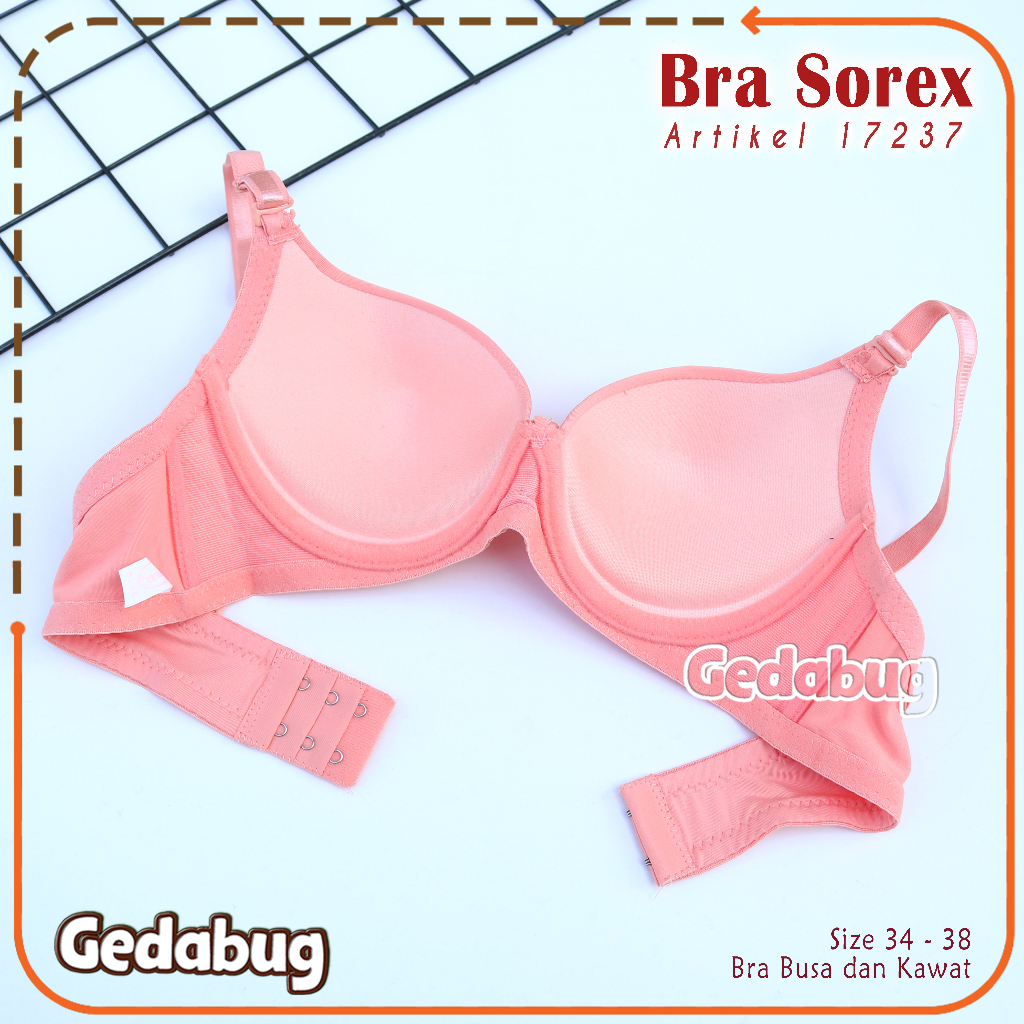 Bra Super Soft Busa Kawat Sorex 17237 | BH Wanita Dewasa Bisa Pilih Warna | Gedabug