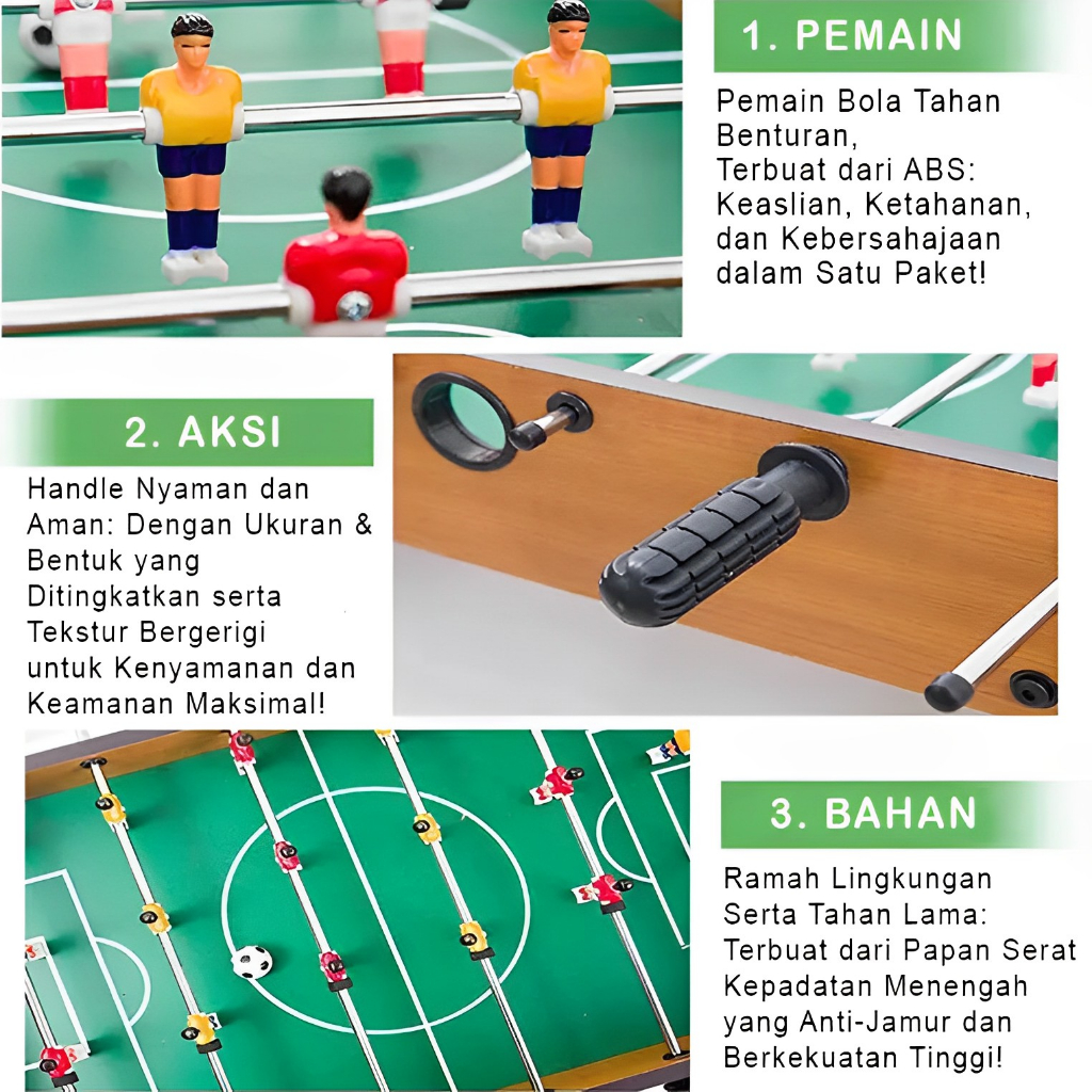 Permainan Papan Sepak Bola Meja Battle Game Soccer Board | Mainan Anak Laki Laki 3-4-5-6 Tahun Cowok