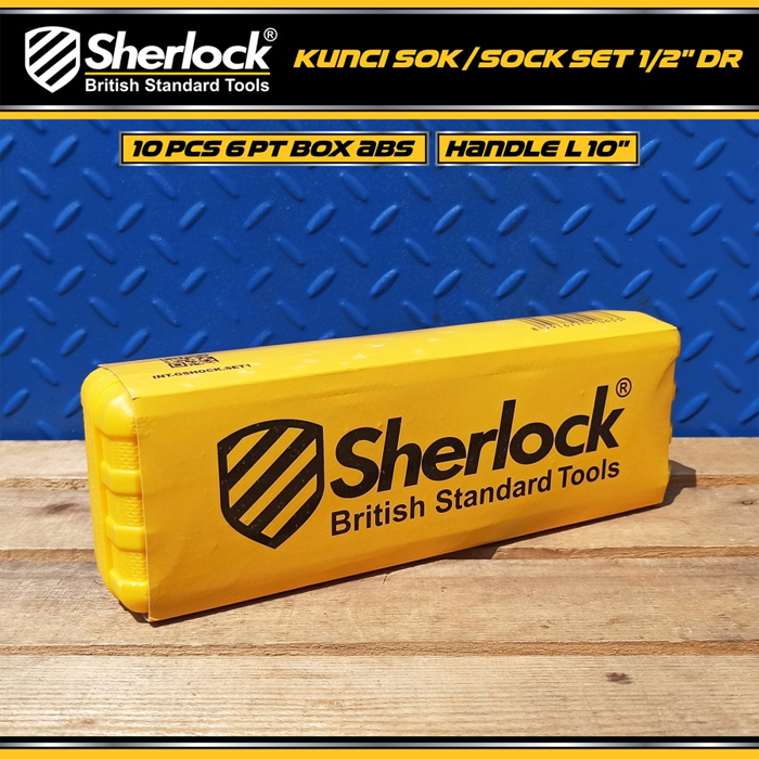 Kunci Shock Set Sherlock Kunci Sok/sock 10 Pcs 1/2 INCH 6PT ABS