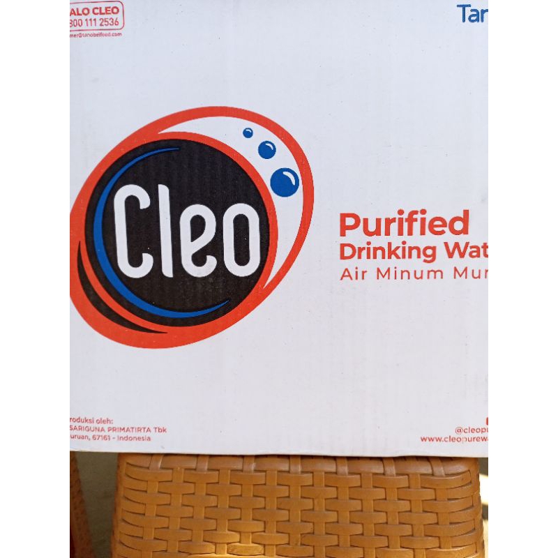 

CLEO 1500 ml Air mineral 1 dus isi 12 botol