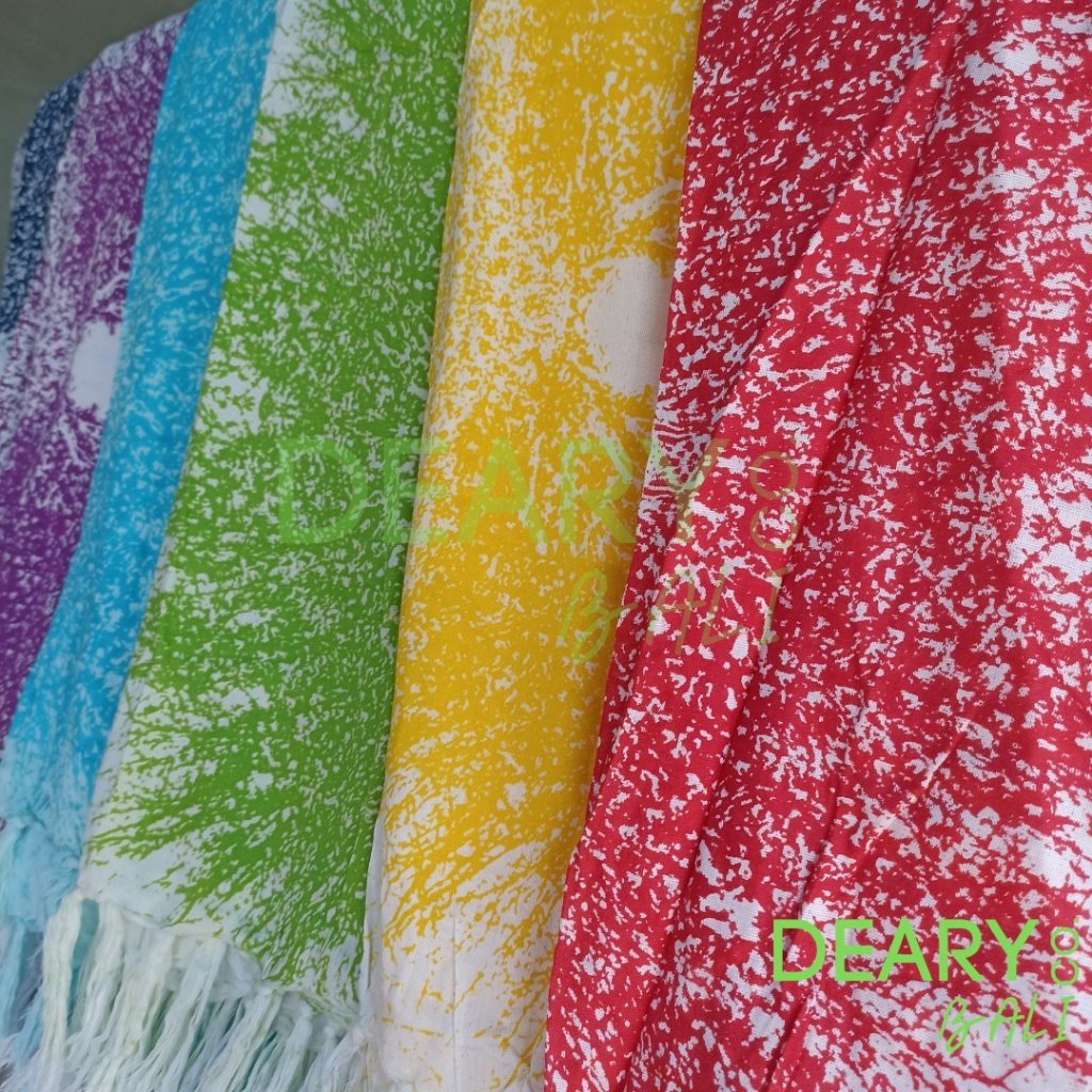 Kain Pantai Bali Tie Dye Bahan Rayon Bali Adem | Deary Co Bali