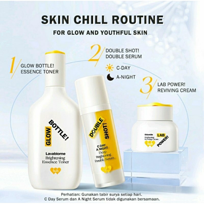 BNB Barenbliss Meta Glow Skin Chill Routine Set - Brightening Korean Skincare