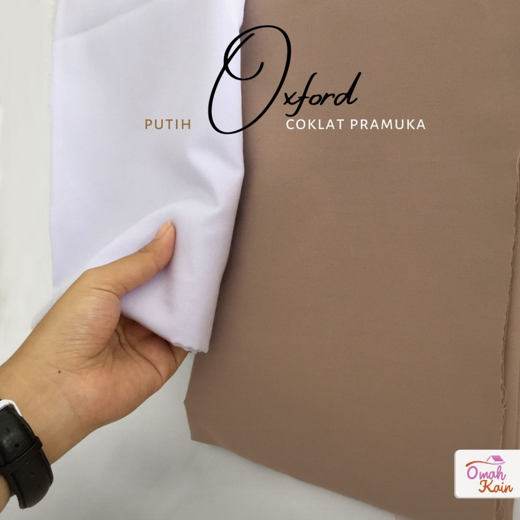 Kain OXFORD PREMIUM LEBAR 150 CM (ADEM, HALUS DAN TEBAL)