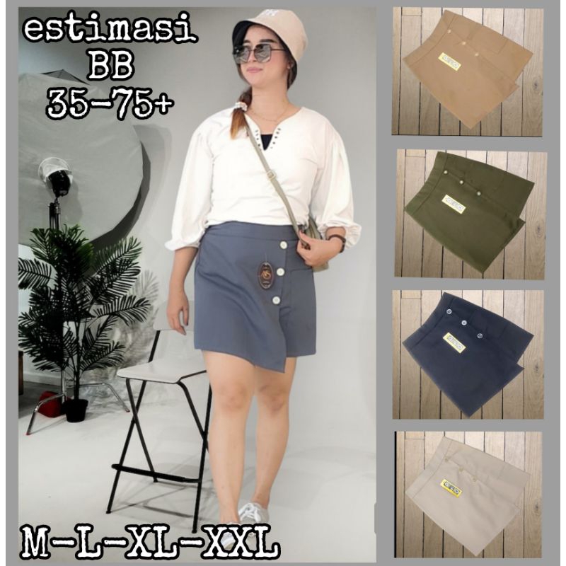 rok celana rok Korean style rok span rok pendek Korean mini skirt rok celana hotpants rok mini