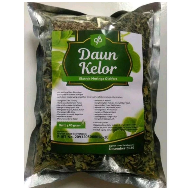 

Teh seduh / tubruk daun kelor hikmah