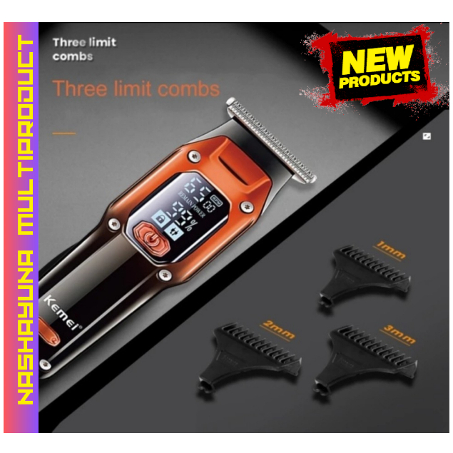 Kemei Km-658 - Electric Hair Clipper Trimmer Alat Pangkas Rambut Profesional