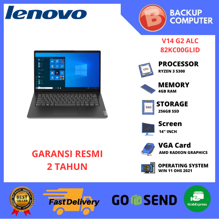 LAPTOP LENOVO V14 G2 ALC-82KC00GLID RYZEN 3 5300U