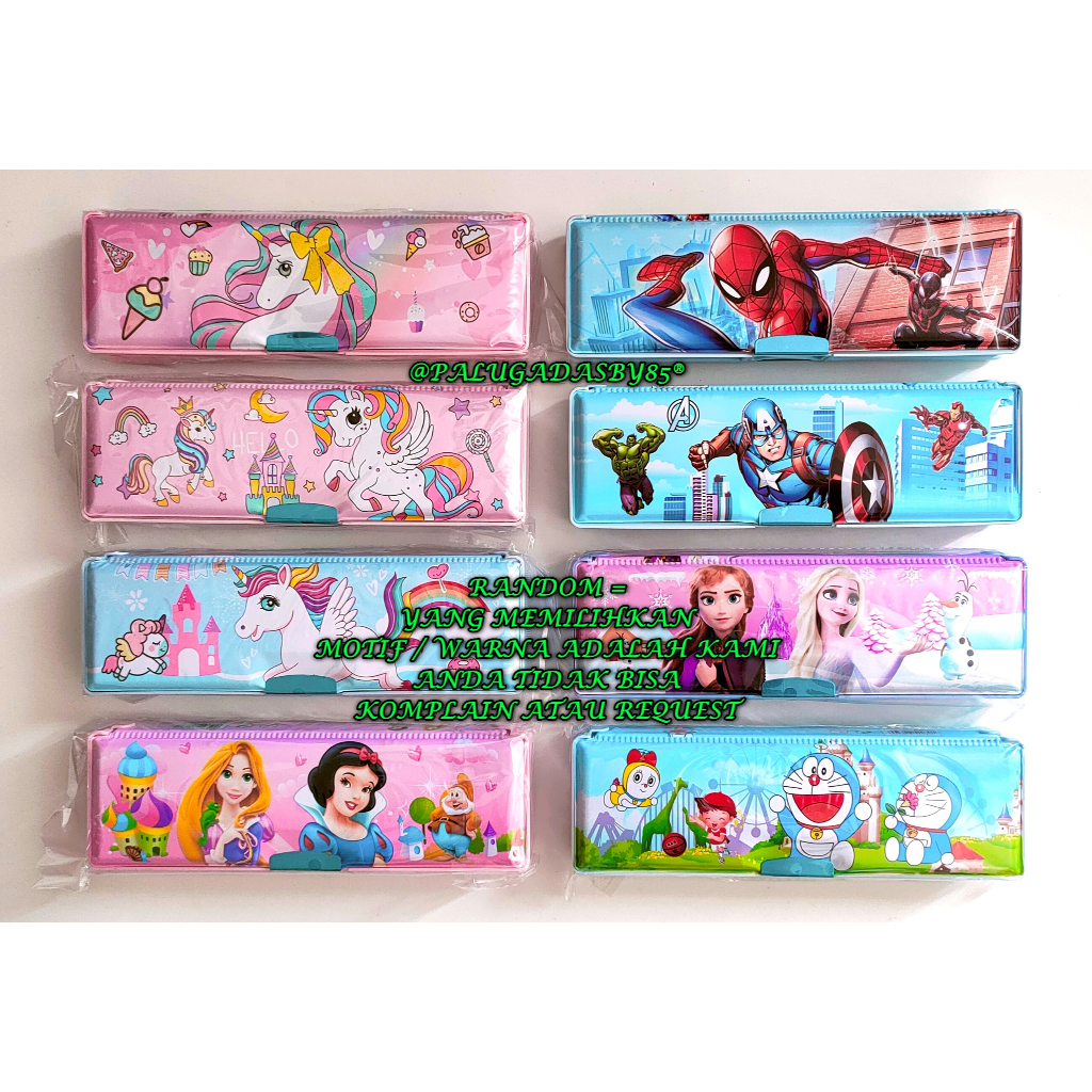 

(1 Biji) Kotak Pensil Magnet FY-2070 20*6.5*3.5 cm / Pencil Case Magnet / Tempat Pensil Magnet / Kotak Pensil Fancy