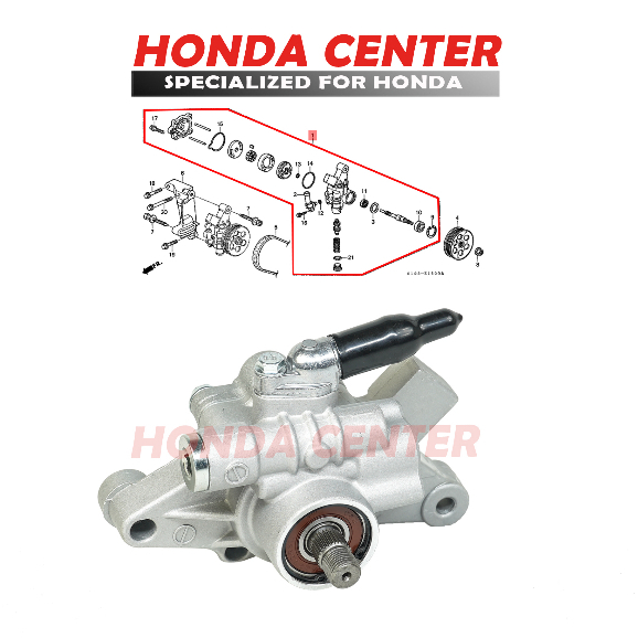 POMPA POWER STIR STERING STEERING HONDA CRV OLD GEN1 2000 2001