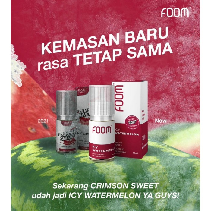 FOOM ICY WATERMELON 30ML 30MG