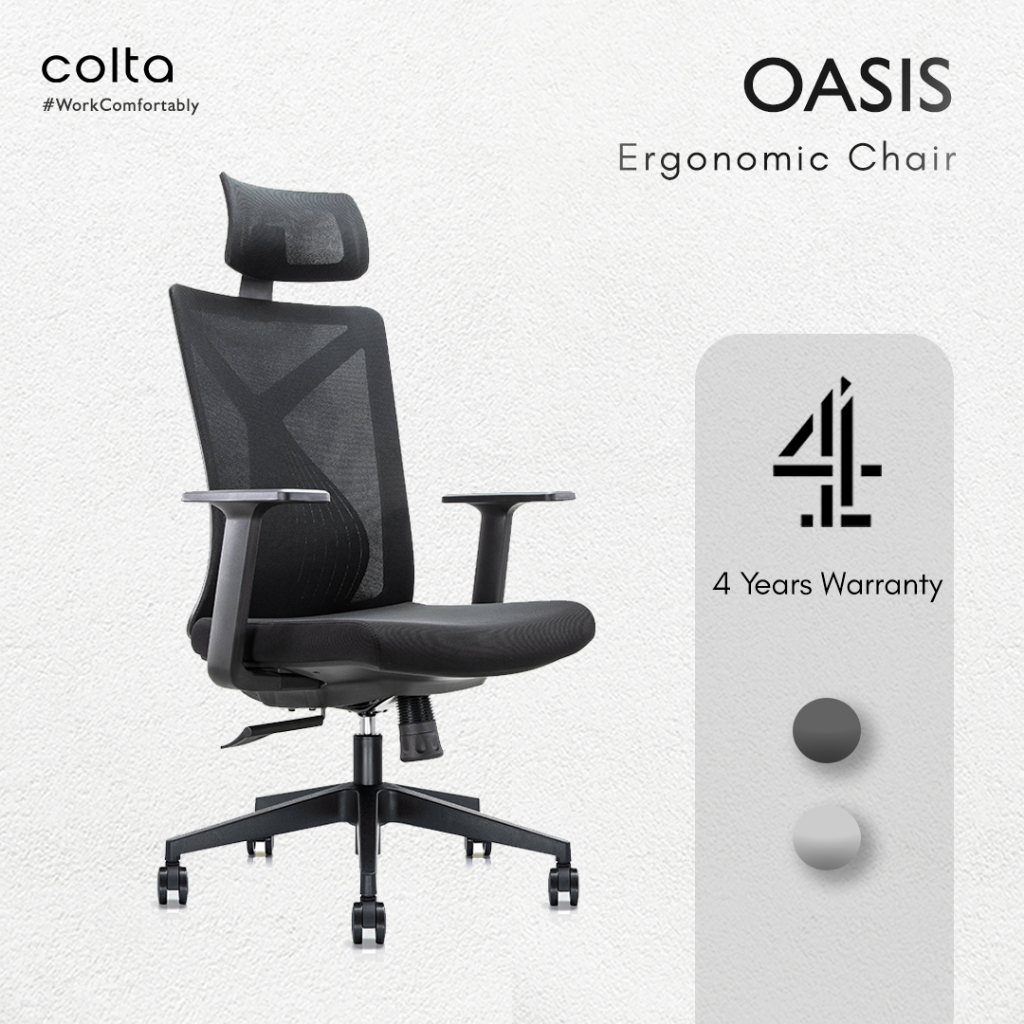 Colta Oasis Ergonomic Office Chair Kursi Kantor Belajar Ergonomis