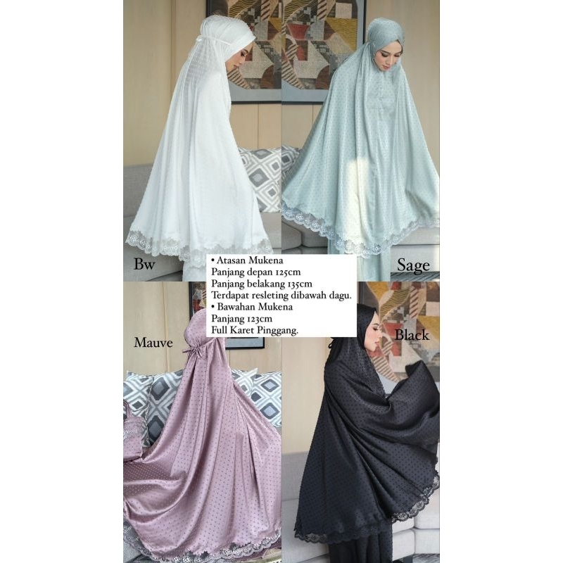 NEDORA PRAYER SET SEMUA WARNA BY GONEGANI