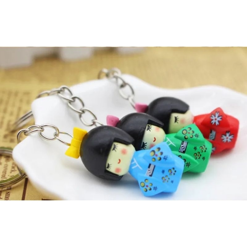 Gantungan kunci kimono jepang gantungan kunci geisha jepang SOUVENIR gantungan kunci japan souvenir