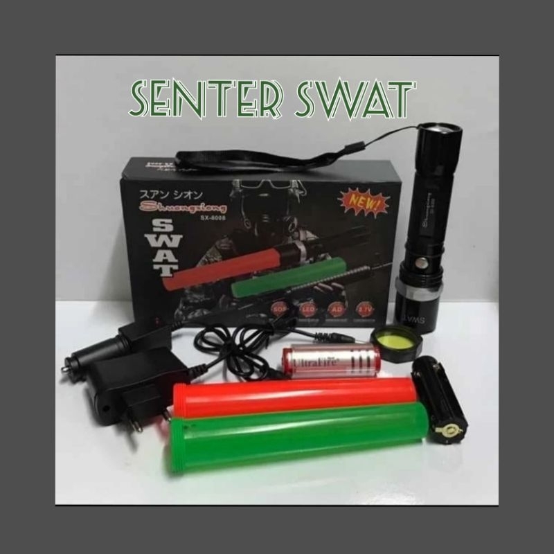 lampu senter SWAT