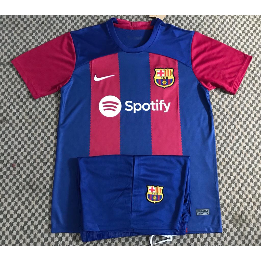 Jersey bola barca home 2023 - 2024 grade ori import go