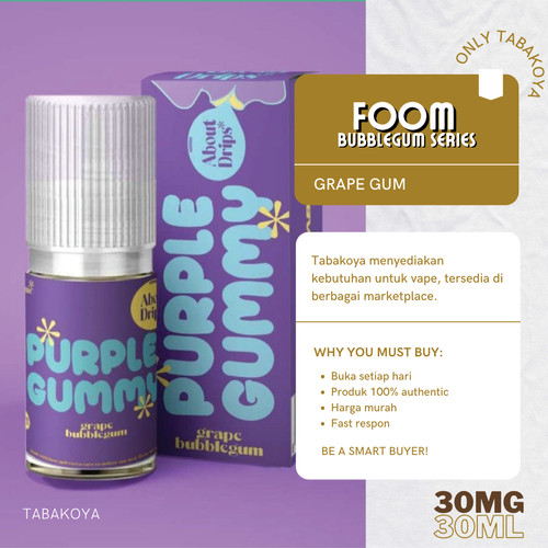 FOOM PURPLE GUMMY  30ML 30MG