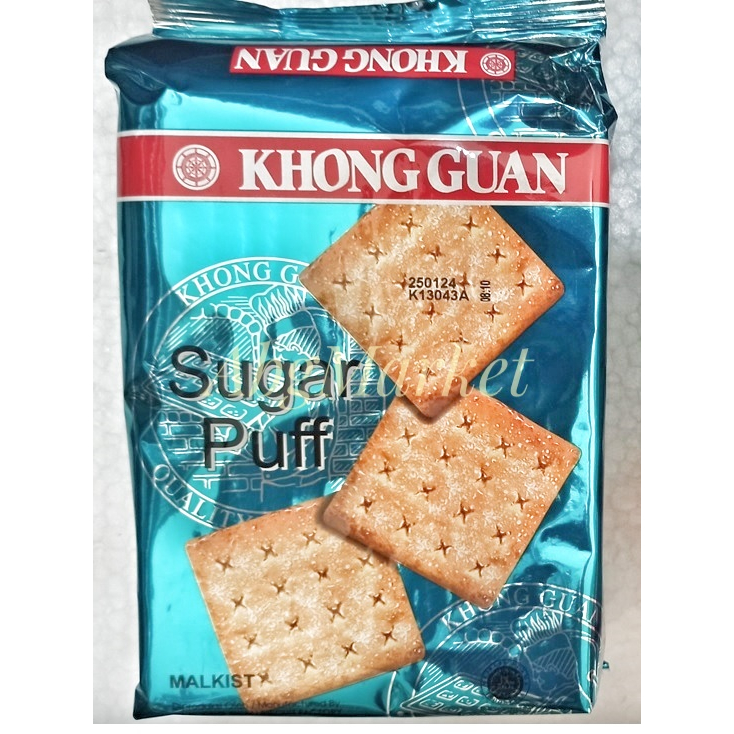 

Sugar Puff Khong Guan/ Biskuit Gula /Malkist Cracker 275 gr