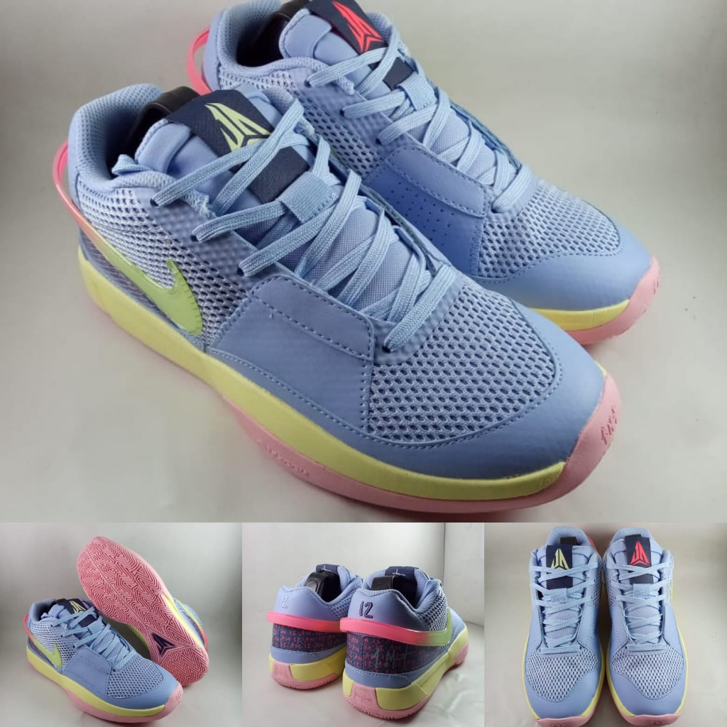 Sepatu Basket Nike Ja Morant 1 Cobalt Bliss Blue Volt