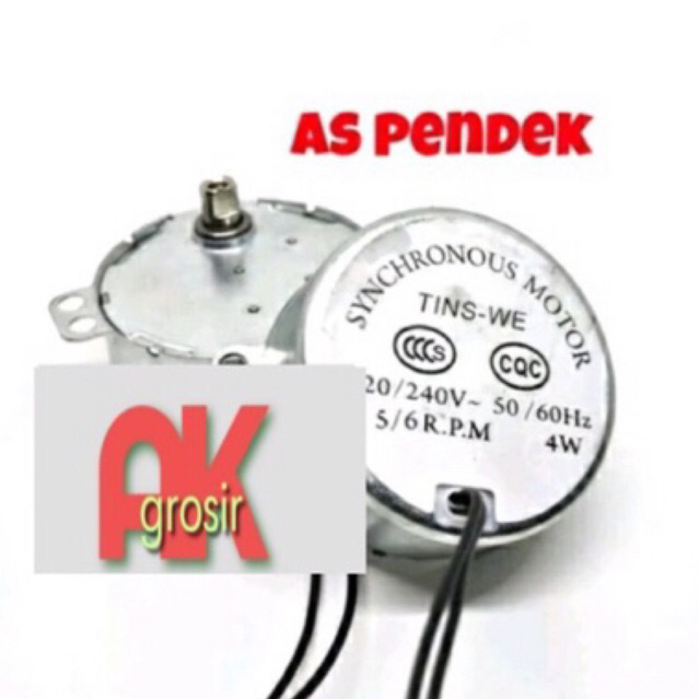 Synchronus model Maspion As pendek Kipas angin , rotari motor