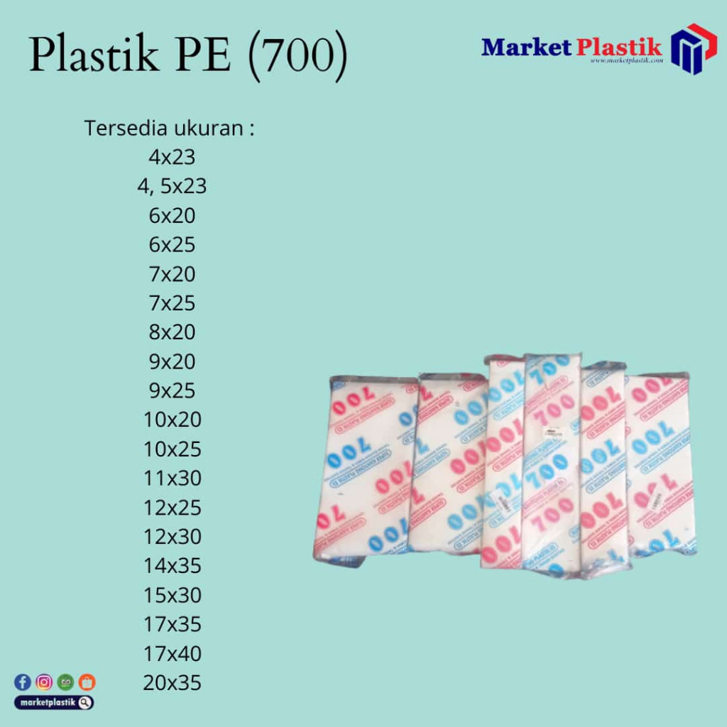 Plastik PE Bening/Plastik Es/Plastik PE 700