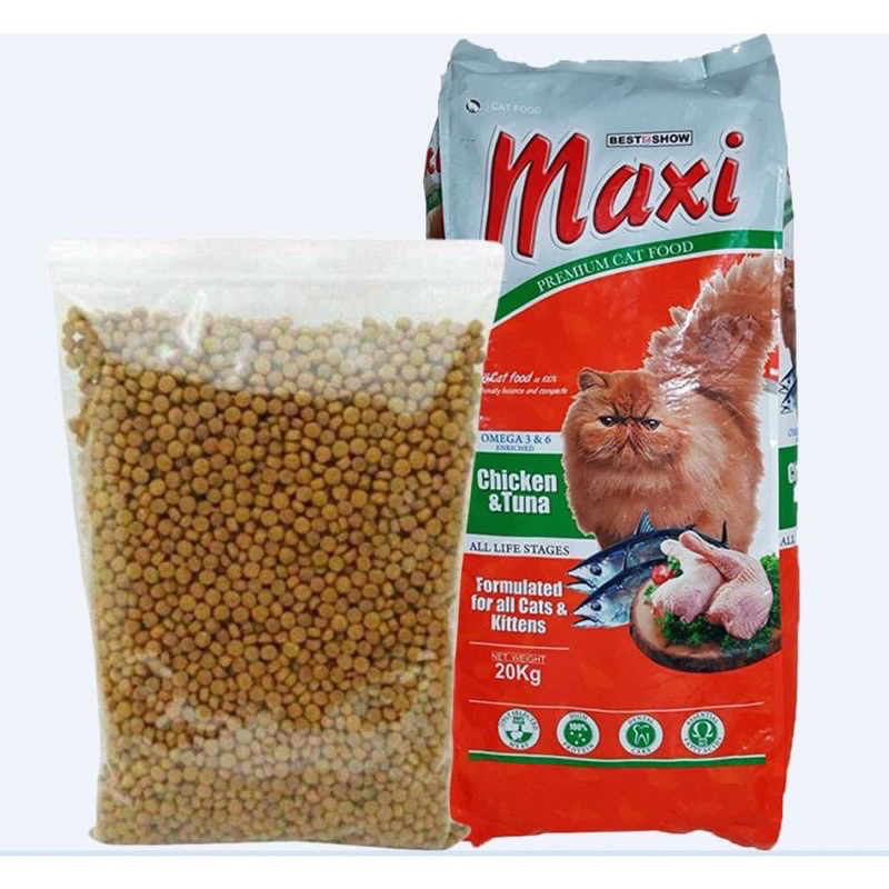 MAXI PREMIUM CAT FOOD MAKANAN KUCING HARIAN / MAKANAN KUCING KARUNGAN