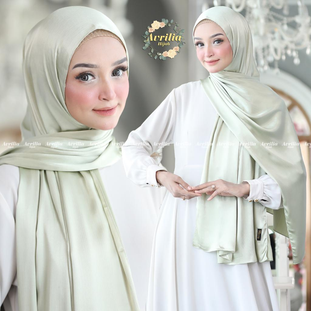 Pashmina Cradenza Silk Premium / Hijab Pashmina Panjang