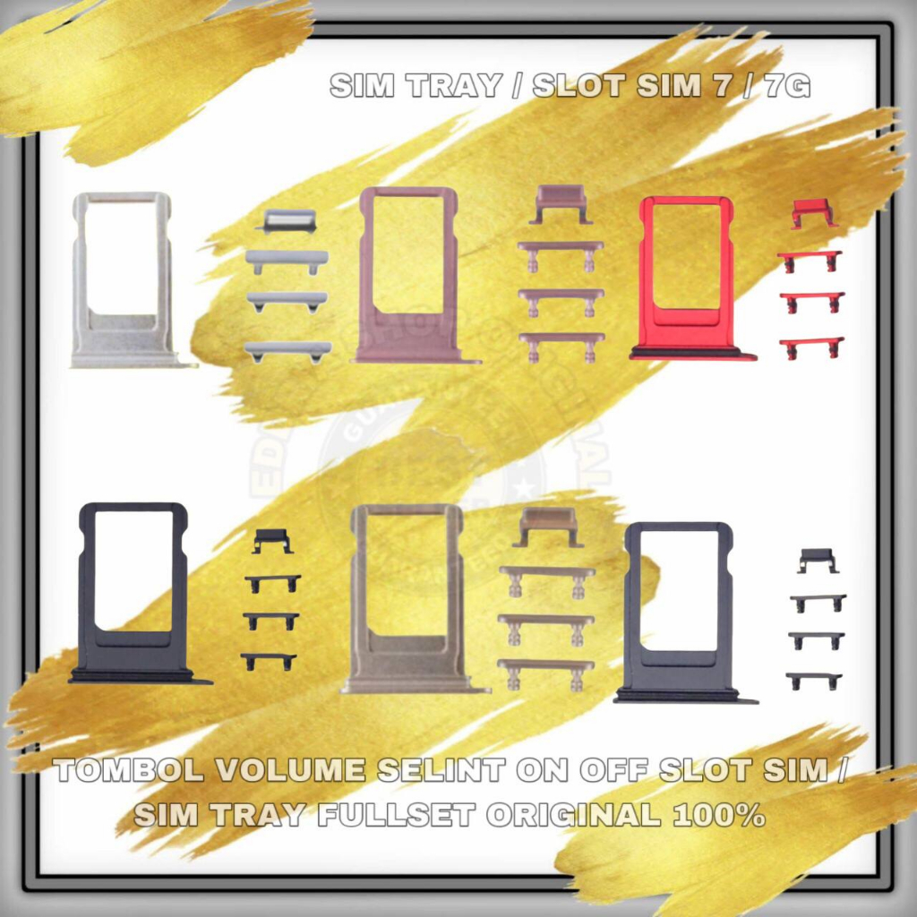 Tombol Volume On Off Slint Sim Tray Ip 7 / 7g Fullset