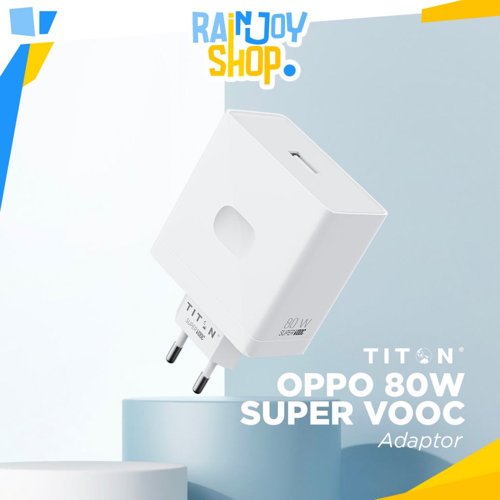 Titon Adaptor Super VOOC Charger 80W for Oppo | Original VOOC USB Charging
