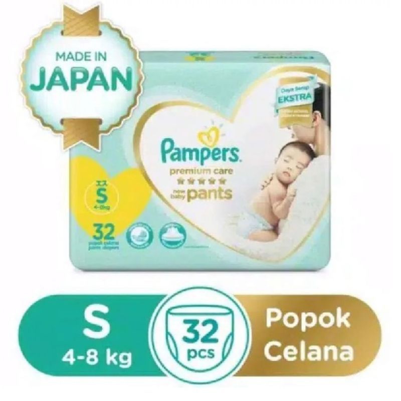 (TERMURAH) PAMPERS Premium Care Pants S32 S 32,M16 M 16,L26 L 26,XL21 XL 21,XXL17 XXL 17 -PAMPERS Pr