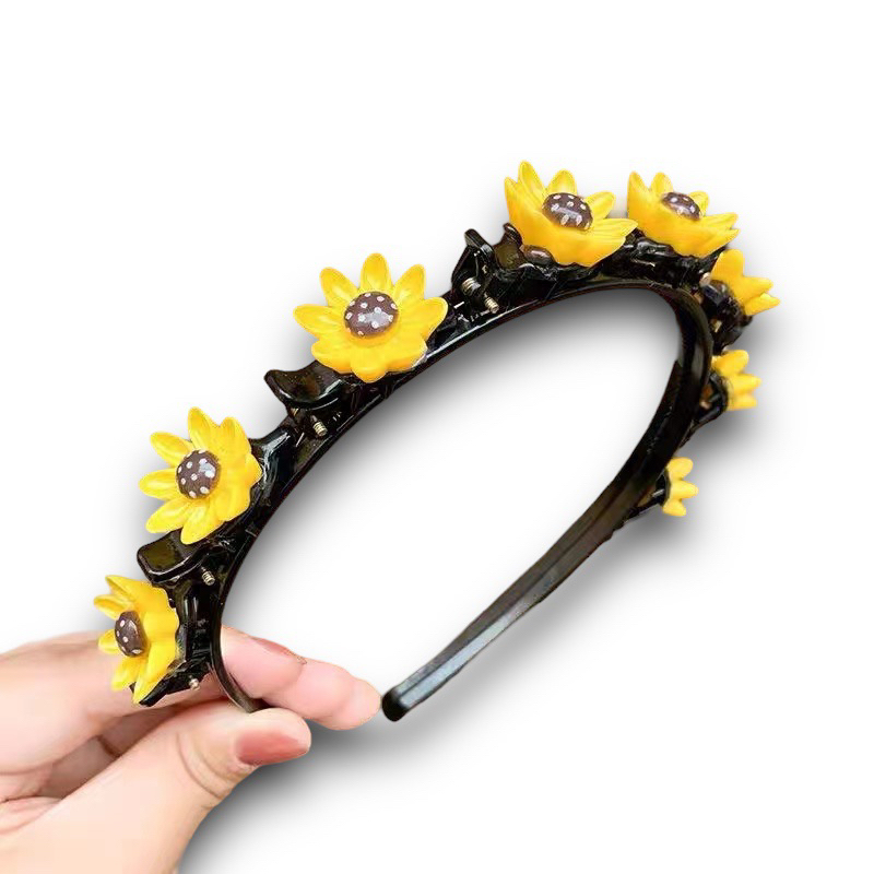 Bando Fashion Korea Jepit Rambut 2in1 Aksesoris Wanita Anak/Dewasa Karakter