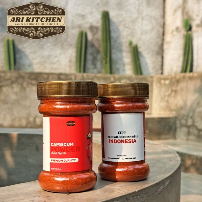 

Bubuk Paprika Organik 55gr Capsicum Powder HALAL Bumbu Masak Bahan Dapur murni 100% Tanpa Campuran Asli Ari Kitchen Original Rempah Indonesia