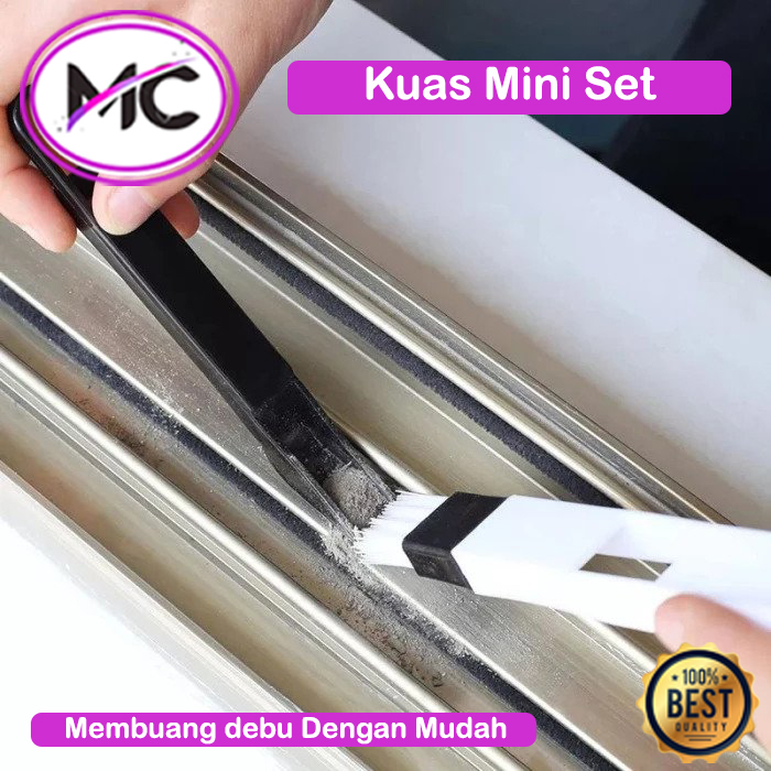 Kuas Mini Set Pembersih Debu Keyboard Laptop Sikat Sekop Celah Jendela