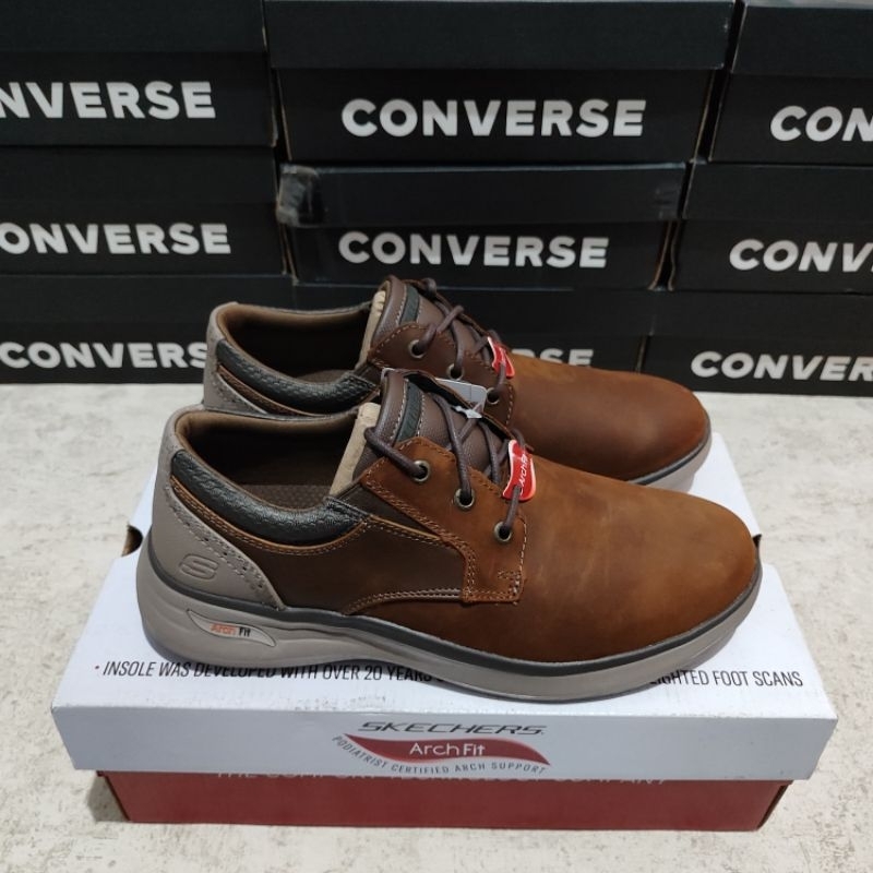 Skechers USA ARCH FIT DARLO-YORBA Men's - Dark Brown