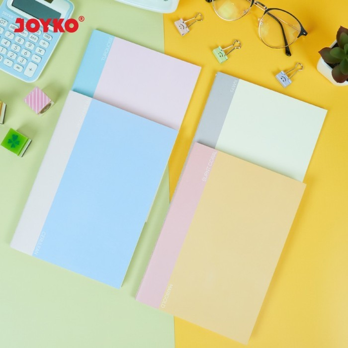 

Joyko Ruled Notebook Buku Catatan NB-718 Kertas Garis Cover Warna Pastel