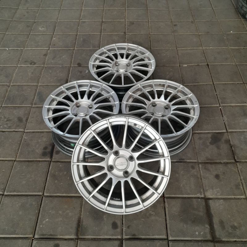 VELG BEKAS MOBIL RAYS RING 15 4X100 COCOK BUAT BRIO AGYA CALYA SIGRA VIOS