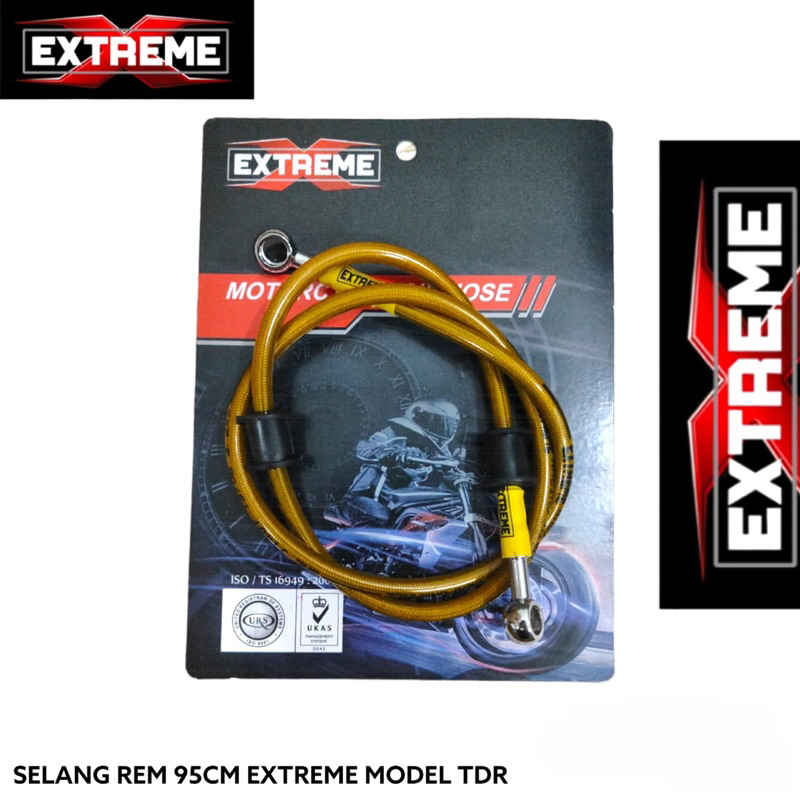 # selang rem extreme selang rem variasi black carbon selang rem cakram depan belakang