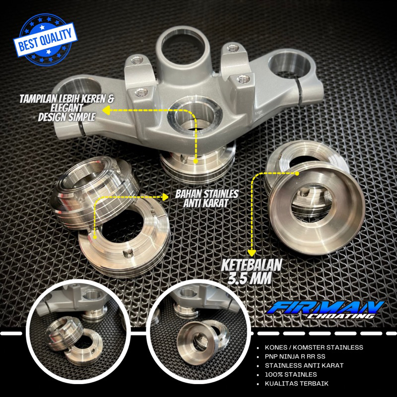 MUR KOMSTER MUR KONES PNP NINJA R RR SS STAINLESS KUALITAS TERBAIK