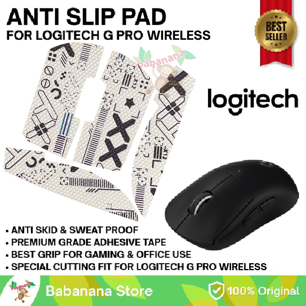 Stiker Logitech G PRO WIRELESS Non Slip Mouse Anti Sweatproof GPW