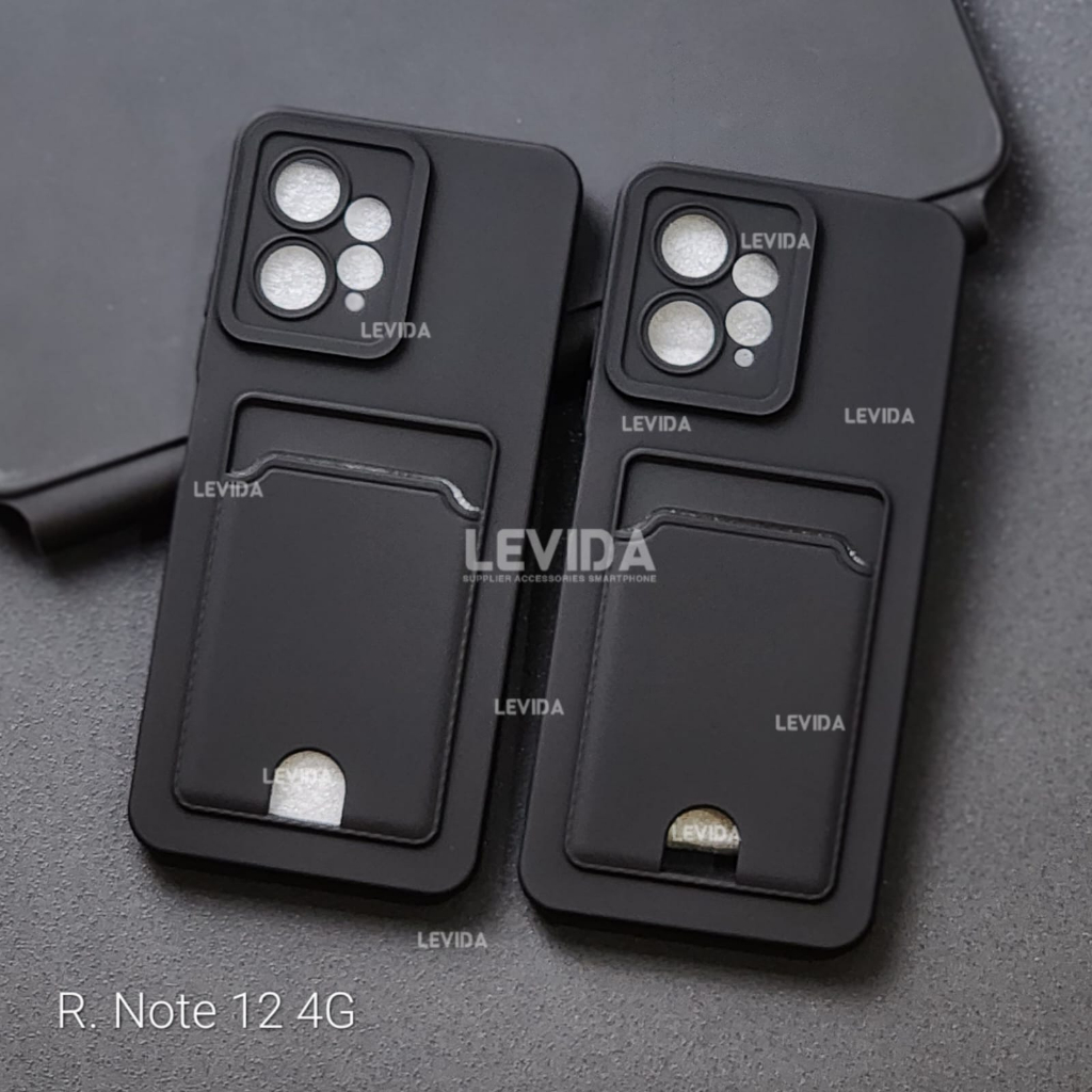 Redmi Note 12 4g Redmi Note 12 Pro 5G Case Pro Camera Card Case Slot Kartu Case Redmi Note 12 4g Red