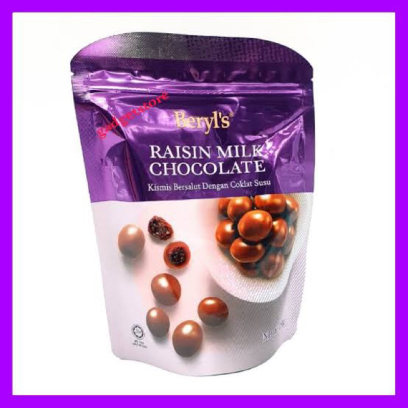 

beryls raisin milk chocolate 250gr