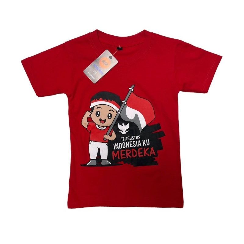 Kaos Kemerdekaan 17 Agustus Anak Usia 1-14 tahun