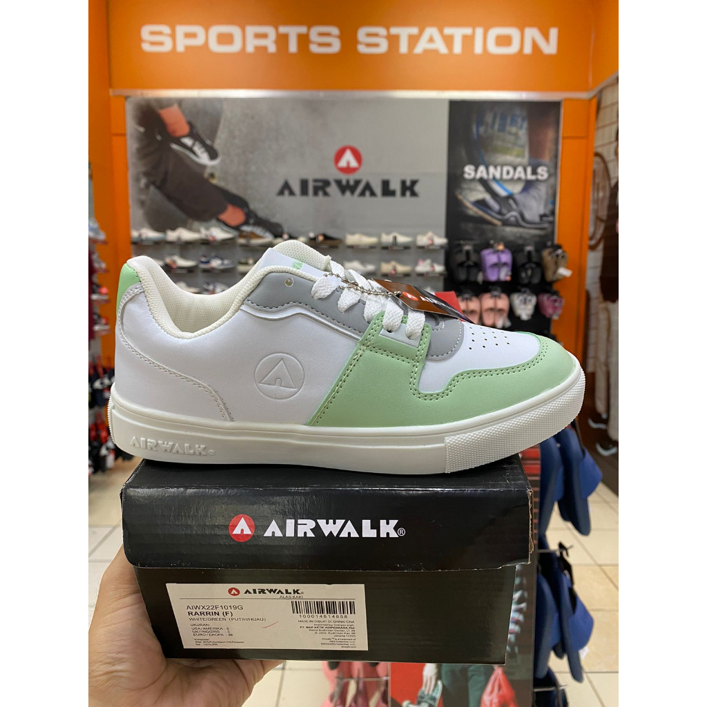 Airwalk Rarrin White/Green Women's Shoes Original