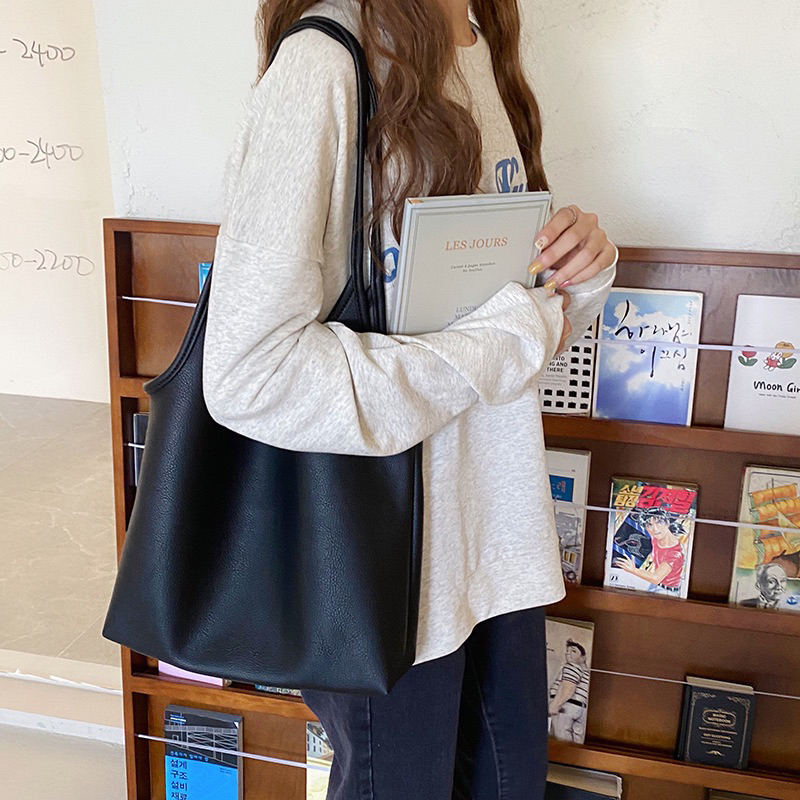 Tas Bahu Kulit Wanita Tas Cewek Shoulder Tote Bag GM 8496-2