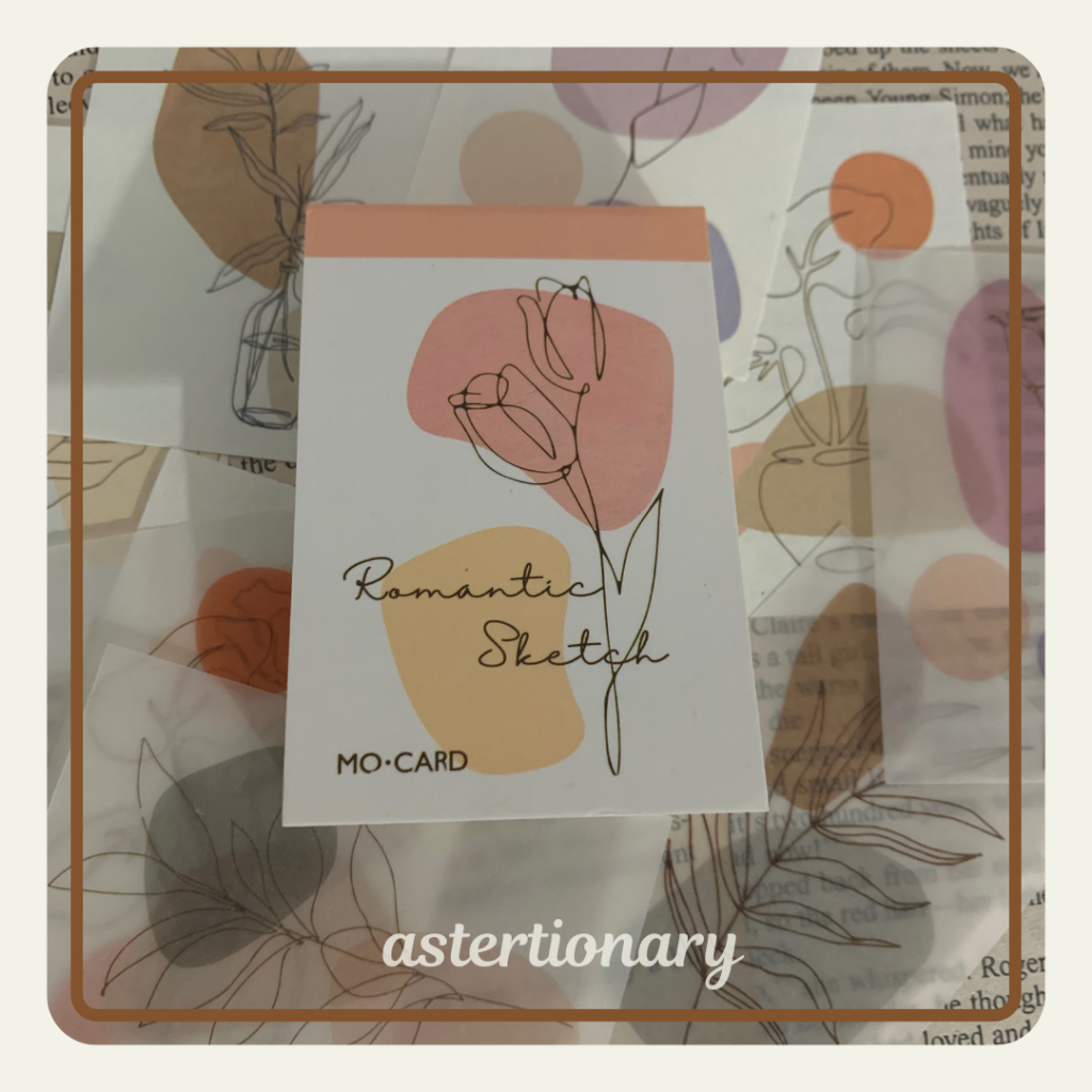 

Deco Paper Romantic Sketch Kertas Dekorasi Untuk Journal Vintage/ Scrapbook