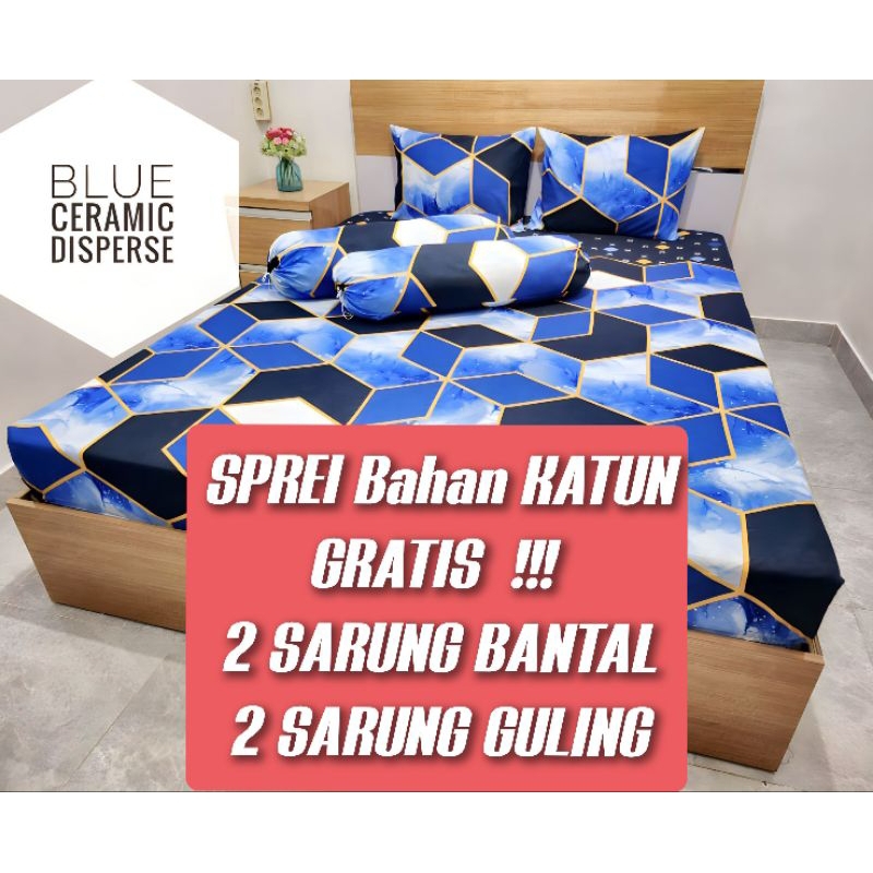 SPREI 180X200 AESTHETIC SEPRAI KING SIZE KOTAK HITAM HOMEMADE MOTIF KEKINIAN KARAKTER CANTIK BUNGA BLACK BOXY VIRAL MURAH BERKWALITAS