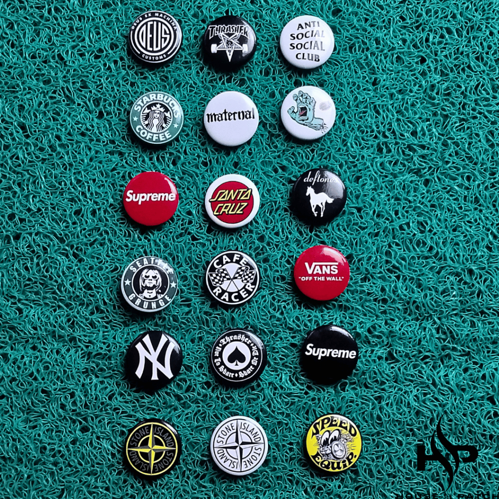 PIN BUTTON MINI MUSIK / CYCLE BEST QUALITY 2